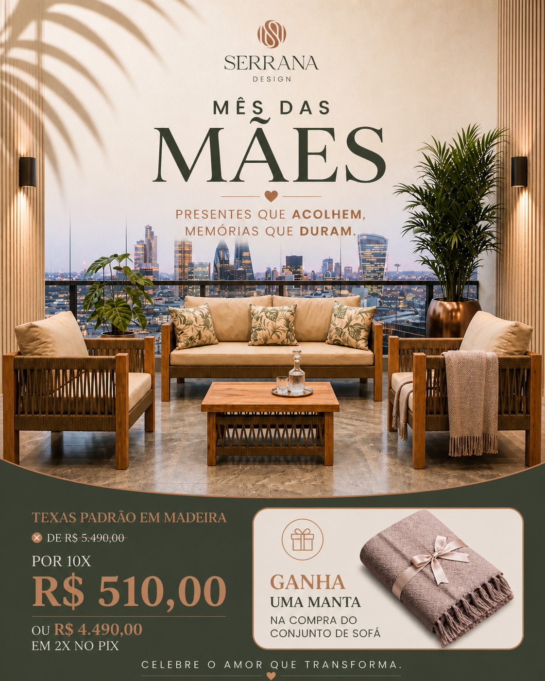 TEXAS PADRÃO MADEIRA
